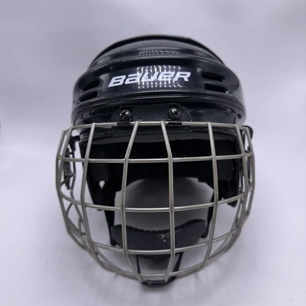 Bauer BHH1500S FM2500 XS Black Hockey Helmet Face Mask Cage 6 3/8-6 7/8